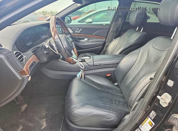 WDDUG6EB8JA350987 2018 MERCEDES-BENZ S Black Widok deski rozdzielczej