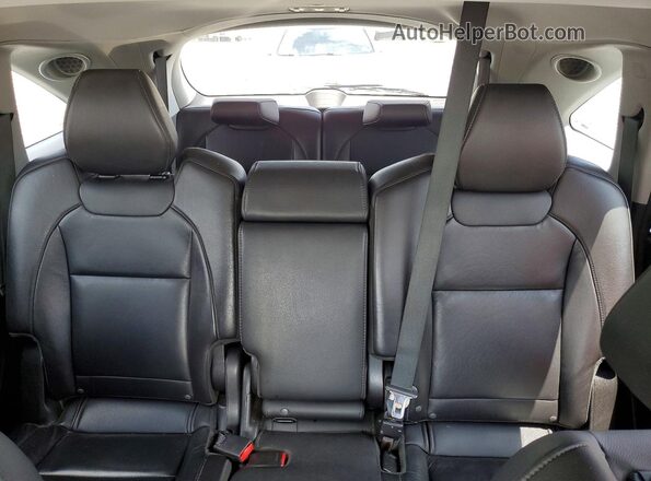 5FRYD3H5XHB010166 2017 ACURA MDX Black უკანა სალონის ხედი