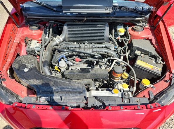 JF1VA1J66K9804982 2019 SUBARU WRX Красный Вид подкапотного пространства