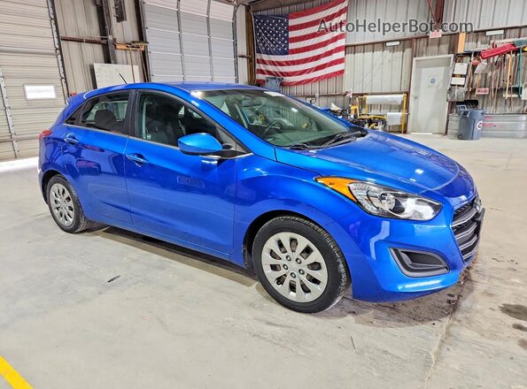 KMHD35LH0HU373496 2017 HYUNDAI ELANTRA Blue Вид спереду
