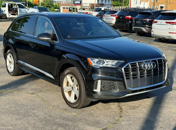 WA1AJAF74MD039789 2021 AUDI Q7 Black Вид спереду