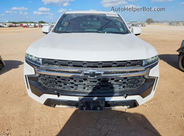 1GBSCLED2MR296285 2021 CHEVROLET TAHOE White Հետևի տեսք