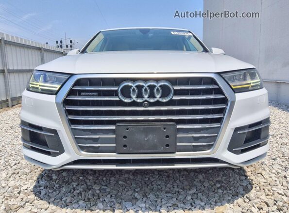 WA1LHAF71KD026709 2019 AUDI Q7 White Вид ззаду