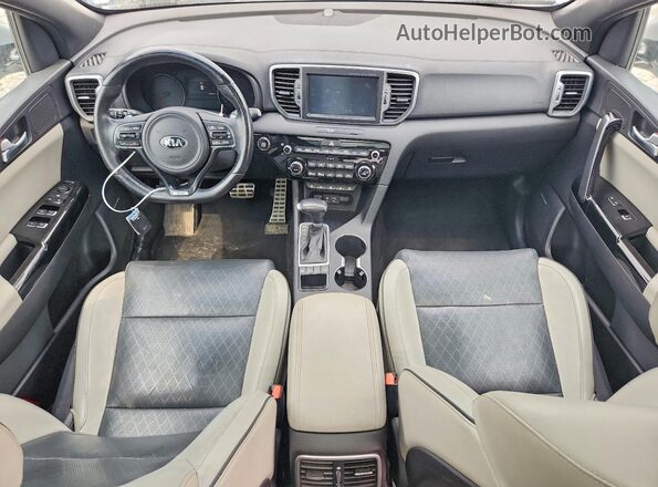 KNDPR3A60H7220718 2017 KIA SPORTAGE Silver Սարքավորումների վահանակի տեսք