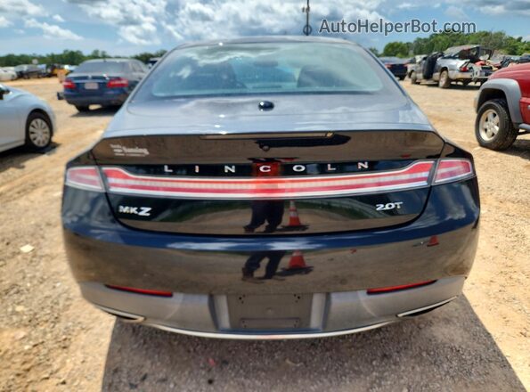 3LN6L5C90HR605295 2017 LINCOLN MKZ Black წინა სალონის ხედი