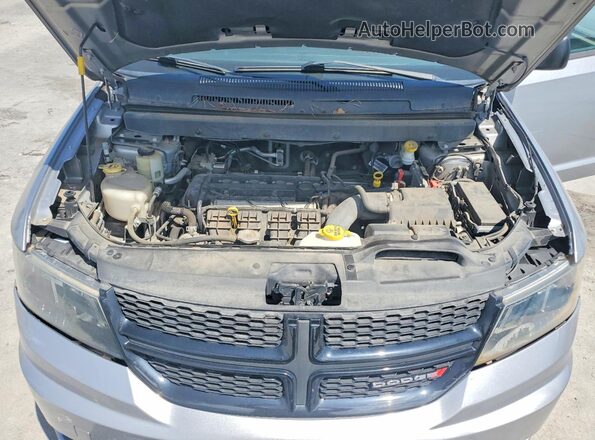3C4PDCAB7JT496472 2018 DODGE JOURNEY Silver VIN sticker view