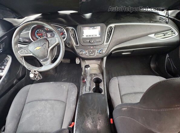 1G1ZB5ST5HF212626 2017 CHEVROLET MALIBU Gray Instrument cluster view