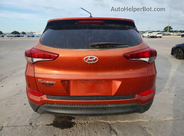 KM8J23A46HU414854 2017 HYUNDAI TUCSON Orange Widok wnętrza z przodu