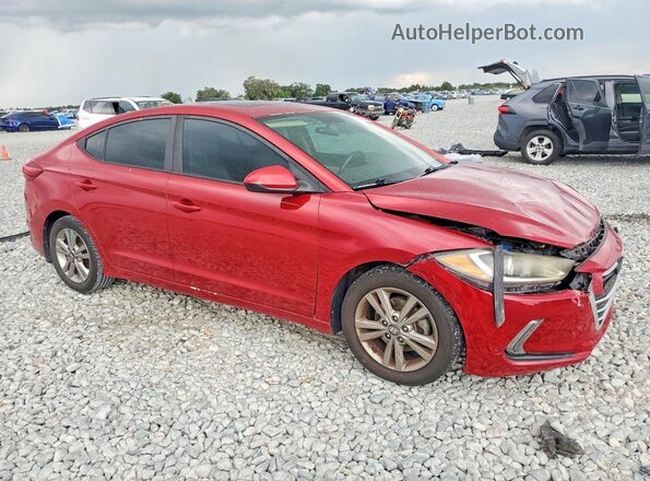 KMHD84LF4JU575872 2018 HYUNDAI ELANTRA Red Vista frontal