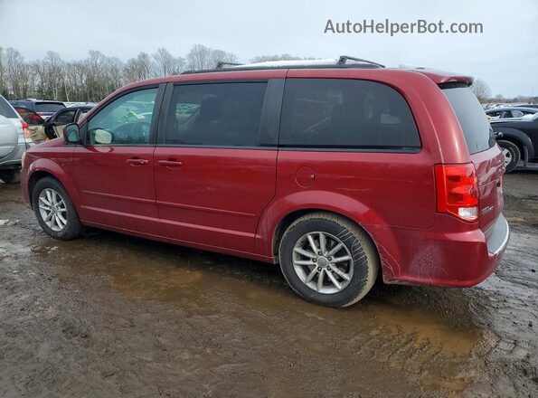 2C4RDGCG0GR179363 2016 DODGE CARAVAN Red Задня права чверть