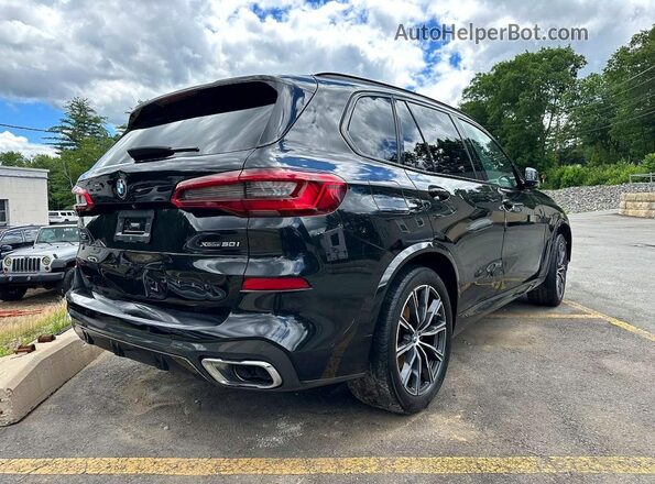 5UXJU2C58KLN67195 2019 BMW X5 Black Front right