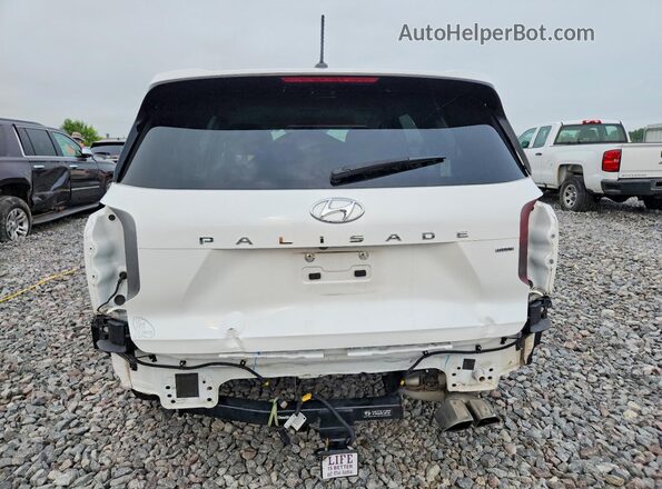 KM8R4DHE5LU126236 2020 HYUNDAI PALISADE White Widok wnętrza z przodu