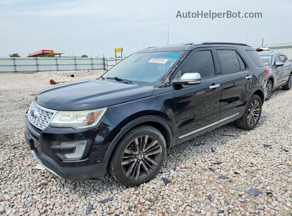 1FM5K8HTXGGC83582 2016 FORD EXPLORER Black Задня ліва чверть
