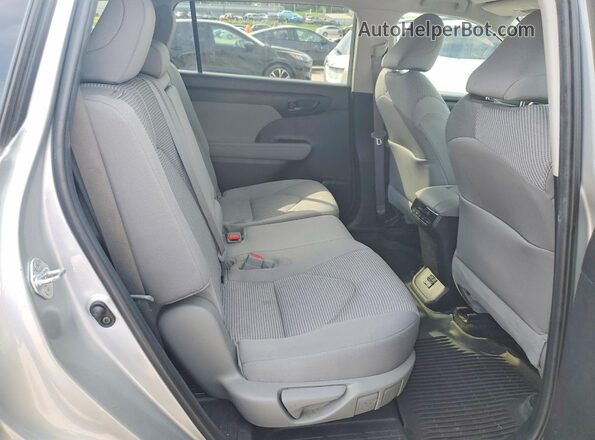 5TDKDRAH7RS530305 2024 TOYOTA HIGHLANDER Серебряный Вид задней части салона