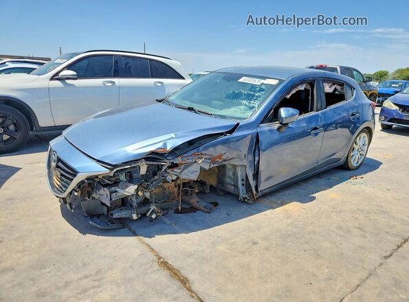 JM1BM1N30G1277628 2016 MAZDA 3 Blue Trasero izquierdo