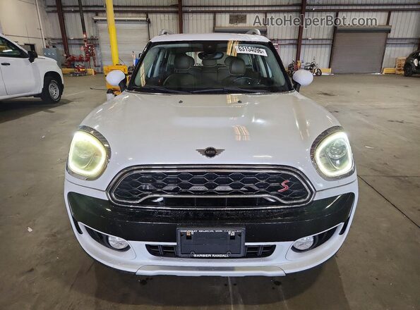 WMZYT5C56K3E69483 2019 MINI COOPER White Widok z tyłu