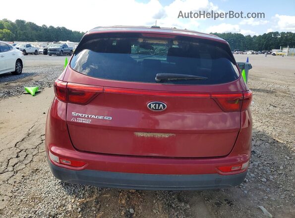 KNDPM3AC3H7296535 2017 KIA SPORTAGE Red წინა სალონის ხედი