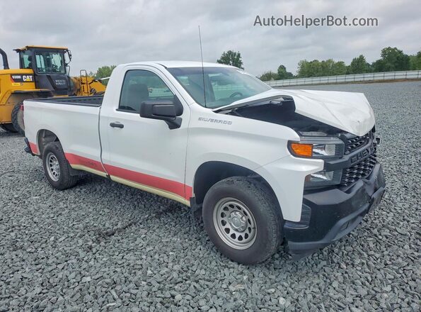 3GCNWAEH2KG271021 2019 CHEVROLET SILVERADO White Դիմացի տեսք