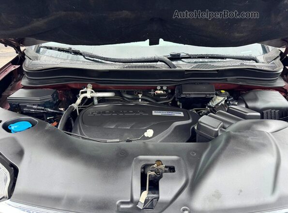 5FNYF6H30JB068059 2018 HONDA PILOT Красный Вид задней части салона
