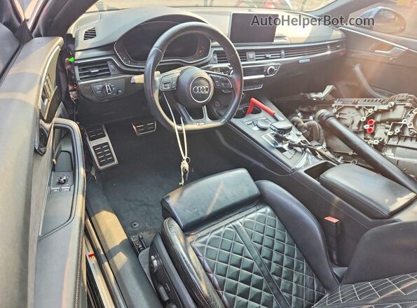 WAUP4AF57JA032447 2018 AUDI OTHER Black Widok zestawu wskaźników