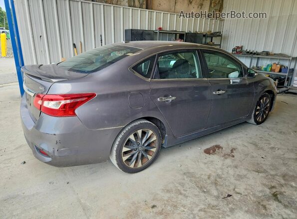 3N1AB7AP6KY315982 2019 NISSAN SENTRA Серый Передняя правая четверть