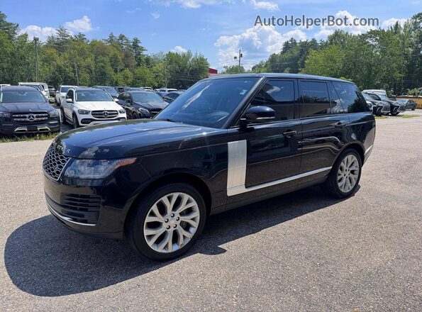 SALGS2SV7KA516858 2019 LAND ROVER RANGE Black Rear right