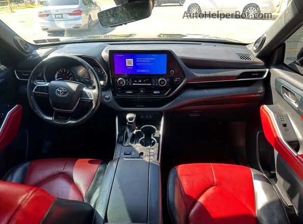 5TDKDRAH3PS507181 2023 TOYOTA HIGHLANDER Black Առջևի վահանակի տեսք