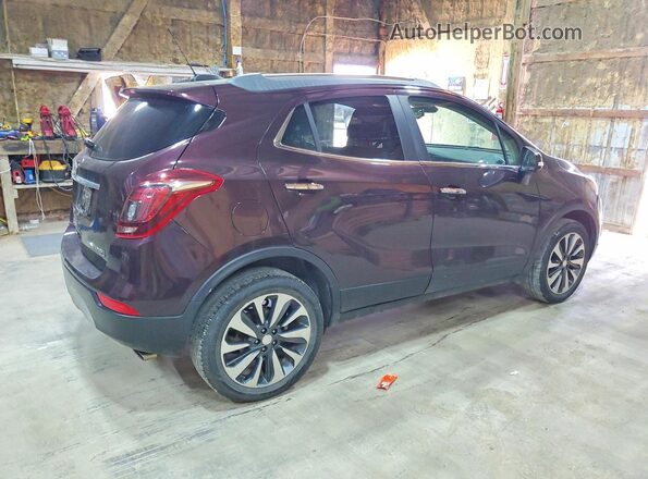 KL4CJFSB6HB118897 2017 BUICK ENCORE Темно-бордовый Передняя правая четверть