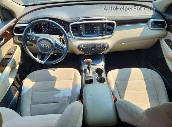 5XYPGDA34JG343643 2018 KIA SORENTO Blue Instrument cluster view