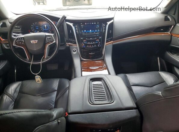1GYS3BKJ2JR104451 2018 CADILLAC ESCALADE Black Widok zestawu wskaźników
