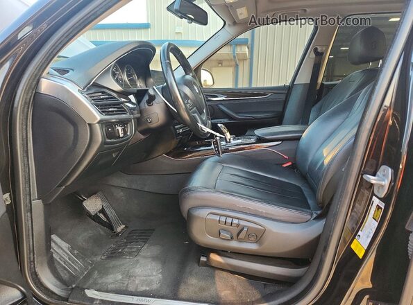 5UXKR2C58G0U17201 2016 BMW X5 Black Vista del salpicadero
