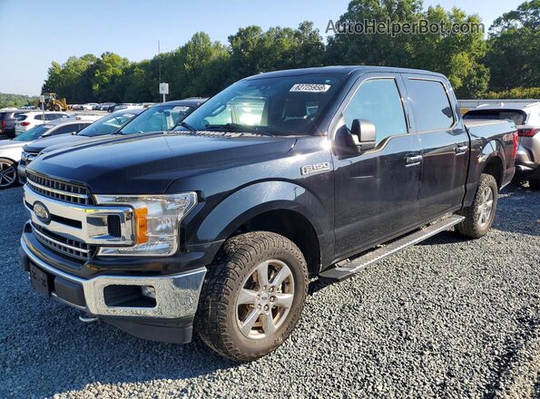 1FTEW1EG5JFA13034 2018 FORD F150 Black Tył lewy