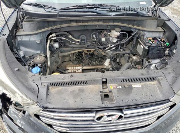 KM8J33A23HU352289 2017 HYUNDAI TUCSON Gray Engine compartment view
