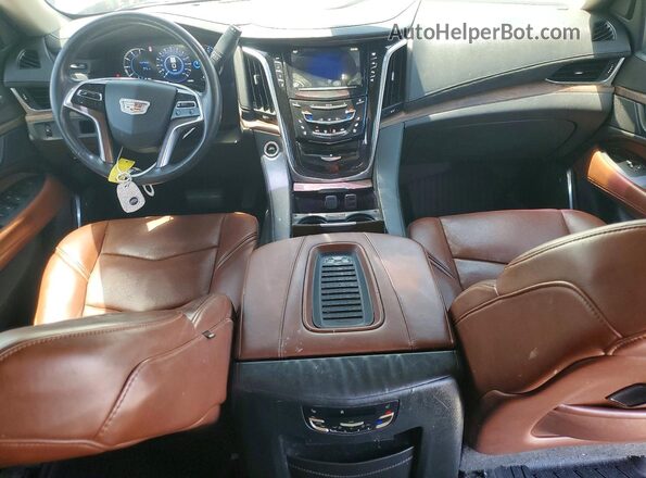 1GYS3CKJ8JR256997 2018 CADILLAC ESCALADE White Vista del cuadro de instrumentos