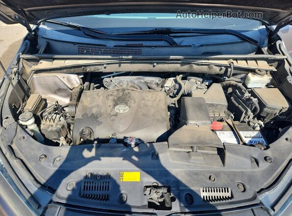 5TDJZRFH2KS963638 2019 TOYOTA HIGHLANDER Gray Շարժիչի բաժամունքի տեսք