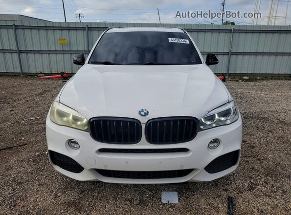 5UXKR6C5XG0J83053 2016 BMW X5 White Widok z tyłu