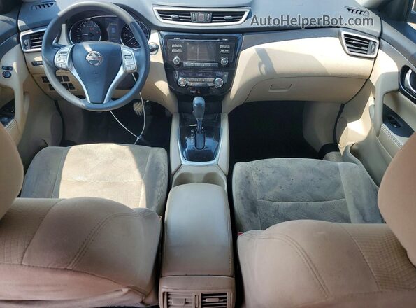 5N1AT2MV3GC740871 2016 NISSAN ROGUE Red Սարքավորումների վահանակի տեսք