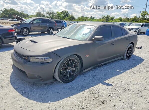 2C3CDXGJ8JH265551 2018 DODGE CHARGER Black Trasero izquierdo