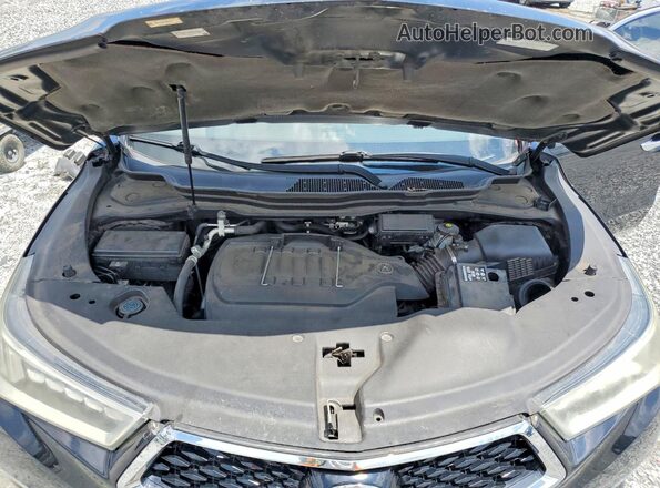 5FRYD3H5XHB010166 2017 ACURA MDX Black VIN კოდის სტიკერის ხედი