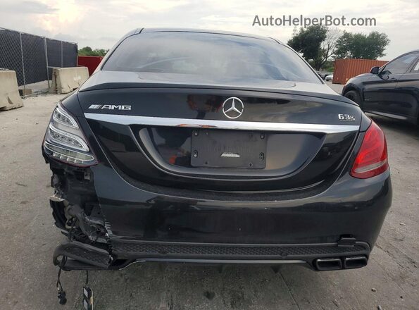 55SWF8HB1GU102365 2016 MERCEDES-BENZ C Black Widok wnętrza z przodu