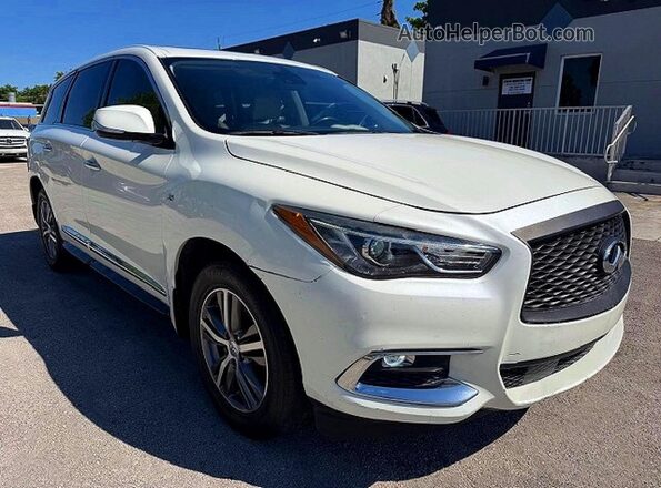 5N1DL0MN4LC547527 2020 INFINITI QX60 Белый Вид спереди