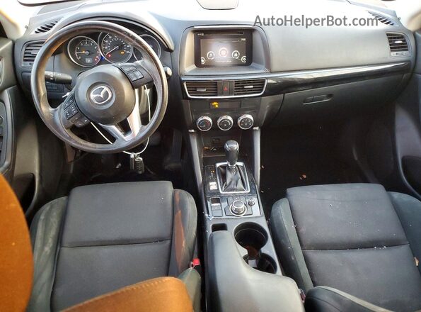 JM3KE4BY9G0798021 2016 MAZDA CX-5 Red ხელსაწყოთა პანელის ხედი