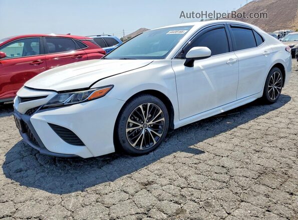 4T1B11HK3KU161905 2019 TOYOTA CAMRY Белый Задняя левая четверть