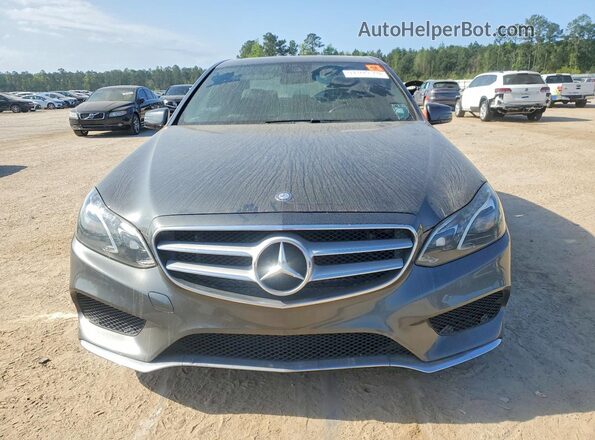 WDDHF5KBXGB218707 2016 MERCEDES-BENZ E Серый Вид сзади