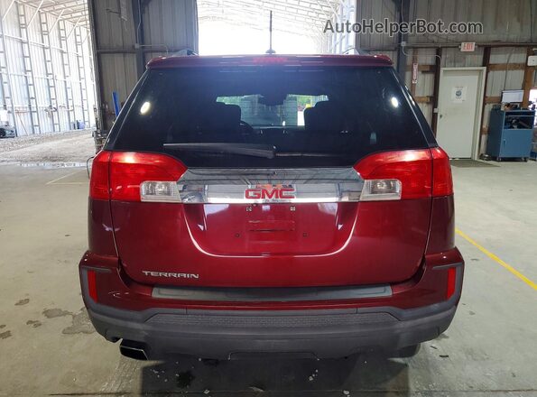 2GKALMEK8G6176572 2016 GMC TERRAIN Red Front interior view