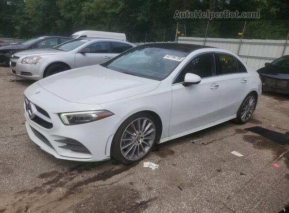 W1K3G4EB0LJ202819 2020 MERCEDES-BENZ A White Rear left