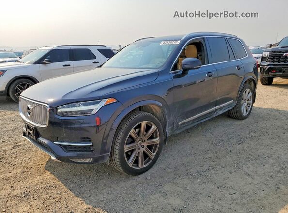 YV4A22PL2G1019113 2016 VOLVO XC90 Blue Trasero izquierdo