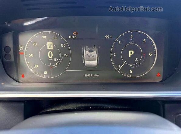 SALGS2FK7HA368610 2017 LAND ROVER RANGE ROVER Черный Вид задних сидений