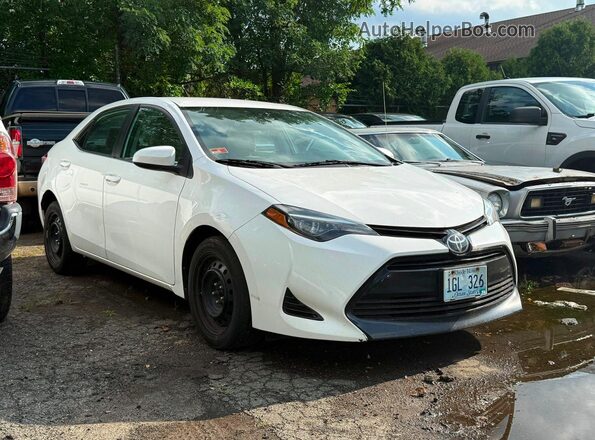 2T1BURHE9JC063042 2018 TOYOTA COROLLA Белый Задняя левая четверть