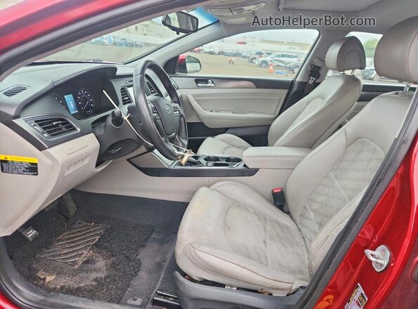 5NPE34AF8GH426829 2016 HYUNDAI SONATA Красный Вид панели приборов